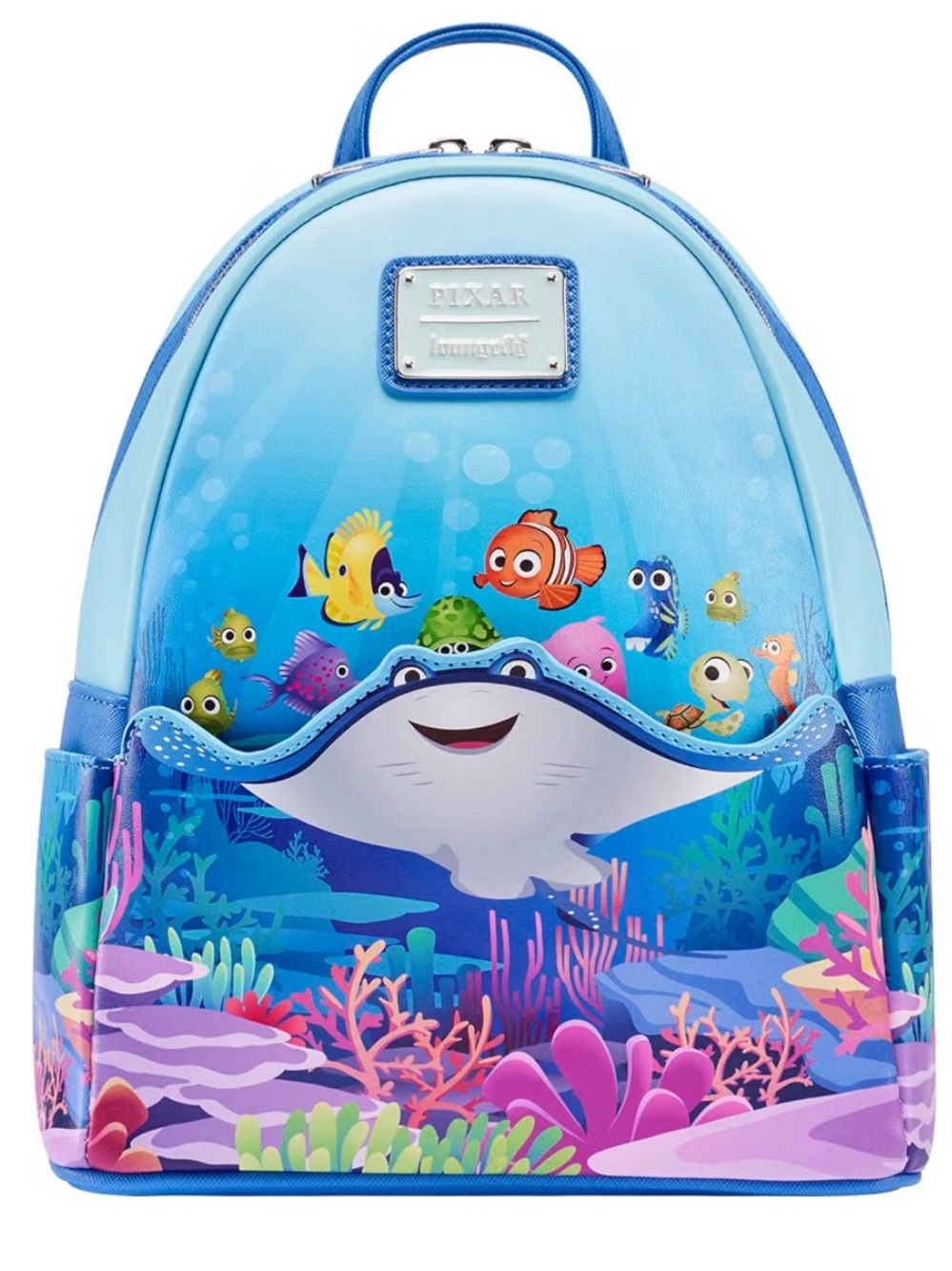 Loungefly Disney Finding Nemo Mr Ray Mini Backpack -Exclusive HTF